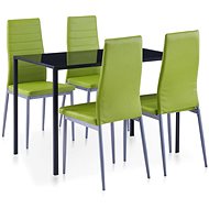 5-piece dining set green 281705 - Dining Set