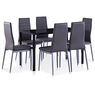 7-piece dining set gray 281696 - Dining Set