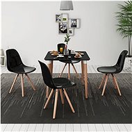 Five-piece Dining Table and Chair Set Black 243560 - Dining Set