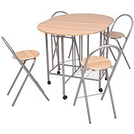 Five-piece folding dining set, MDF 243901 - Dining Set