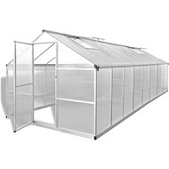 Aluminium Greenhouse 481 x 250 x 195cm 23.44m3 - Greenhouse