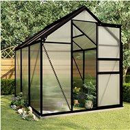 Greenhouse with Base Frame Anthracite Aluminium 3.61m2 - Greenhouse