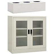 SHUMEE light grey 90 × 40 × 113 cm - Office Drawer