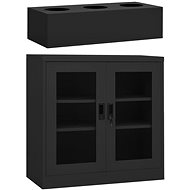 SHUMEE anthracite 90 × 40 × 113 cm - Office Drawer
