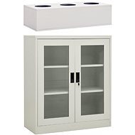 SHUMEE light grey 90 × 40 × 128 cm - Office Drawer