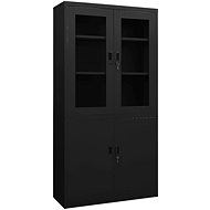 SHUMEE black 90 × 40 × 180 cm - Office Drawer