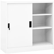 SHUMEE with sliding door white 90 × 40 × 90 cm - Office Drawer