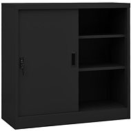 SHUMEE with sliding door anthracite 90 × 40 × 90 cm - Office Drawer