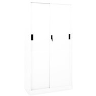 SHUMEE with sliding door white 90 × 40 × 180 cm - Office Drawer