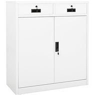 SHUMEE white 90 × 40 × 102 cm - Office Drawer