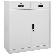 SHUMEE light grey 90 × 40 × 102 cm - Office Drawer