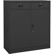 SHUMEE anthracite 90 × 40 × 102 cm - Office Drawer
