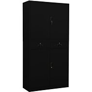 SHUMEE black 90 × 40 × 180 cm - Office Drawer