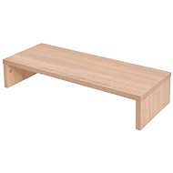 SHUMEE chipboard 60 × 23,5 × 12 cm beige - Monitor Stand