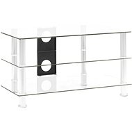 SHUMEE průhledný 75 × 40 × 40 cm  - TV stolek