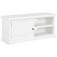 SHUMEE bílý 90 × 30 × 40 cm dřevo - TV stolek