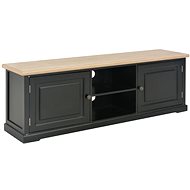 SHUMEE černý 120 × 30 × 40 cm dřevo - TV stolek