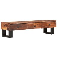 SHUMEE 110 × 30 × 30 cm masivní recyklované dřevo - TV stolek