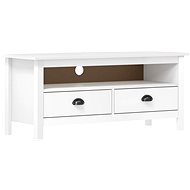 SHUMEE Hill Range bílý 110 × 40 × 47 cm  - TV stolek