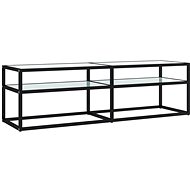 SHUMEE bílý mramor 140 × 40 × 40,5 cm  - TV stolek