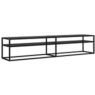 SHUMEE černý 200 × 40 × 40,5 cm  - TV stolek