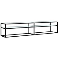 SHUMEE bílý mramor 200 × 40 × 40,5 cm  - TV stolek