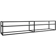 SHUMEE bílý mramor 220 × 40 × 40,5 cm  - TV stolek