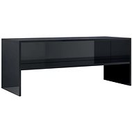 SHUMEE černý s vysokým leskem 100 × 40 × 40 cm   - TV stolek