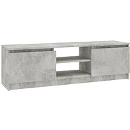 SHUMEE betonově šedý 120 × 30 × 35,5 cm  - TV stolek