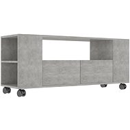 SHUMEE betonově šedý 120 × 35 × 43 cm  - TV stolek