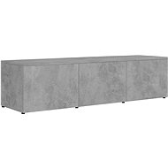 SHUMEE betonově šedý 120 × 34 × 30 cm  - TV stolek