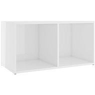 SHUMEE bílý s vysokým leskem 72 × 35 × 36,5 cm  - TV stolek