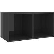 SHUMEE šedý s vysokým leskem 72 × 35 × 36,5 cm  - TV stolek