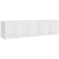 SHUMEE bílý 142,5 × 35 × 36,5 cm  - TV stolek