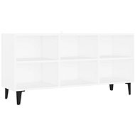 SHUMEE s kovovými nohami bílý 103,5 × 30 × 50 cm - TV stolek