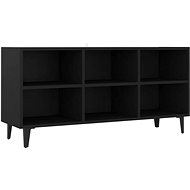 SHUMEE s kovovými nohami černý 103,5 × 30 × 50 cm - TV stolek