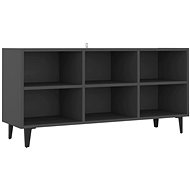 SHUMEE s kovovými nohami šedý 103,5 × 30 × 50 cm - TV stolek