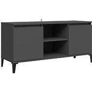 SHUMEE s kovovými nohami šedý 103,5 × 35 × 50 cm - TV stolek
