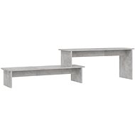 SHUMEE betonově šedý 180 × 30 × 43 cm  - TV stolek