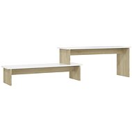 SHUMEE dub sonoma a bílý 180 × 30 × 43 cm  - TV stolek