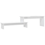 SHUMEE bílý s vysokým leskem 180 × 30 × 43 cm  - TV stolek