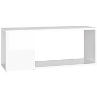 SHUMEE bílý s vysokým leskem 80 × 24 × 32 cm  - TV stolek