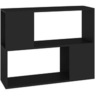 SHUMEE černý 80 × 24 × 63 cm  - TV stolek