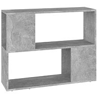 SHUMEE betonově šedý 80 × 24 × 63 cm  - TV stolek