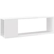 SHUMEE bílý s vysokým leskem 100 × 24 × 32 cm  - TV stolek