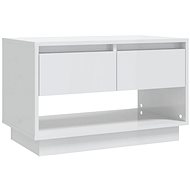 SHUMEE bílý s vysokým leskem 70 × 41 × 44 cm  - TV stolek