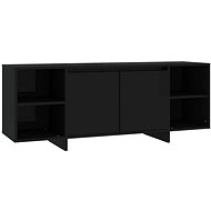 SHUMEE černý 130 × 35 × 50 cm  - TV stolek