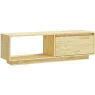 SHUMEE 110 × 30 × 33,5 cm masivní borové dřevo  - TV stolek