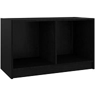 SHUMEE černý 70 × 33 × 42 cm masivní borové dřevo  - TV stolek