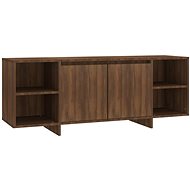 SHUMEE hnědý dub 130 × 35 × 50 cm  - TV stolek